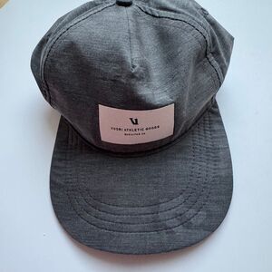 Vuori Grey Camo Camouflage Hat Soft Unstructured Bill Adjustable Strap Onesize